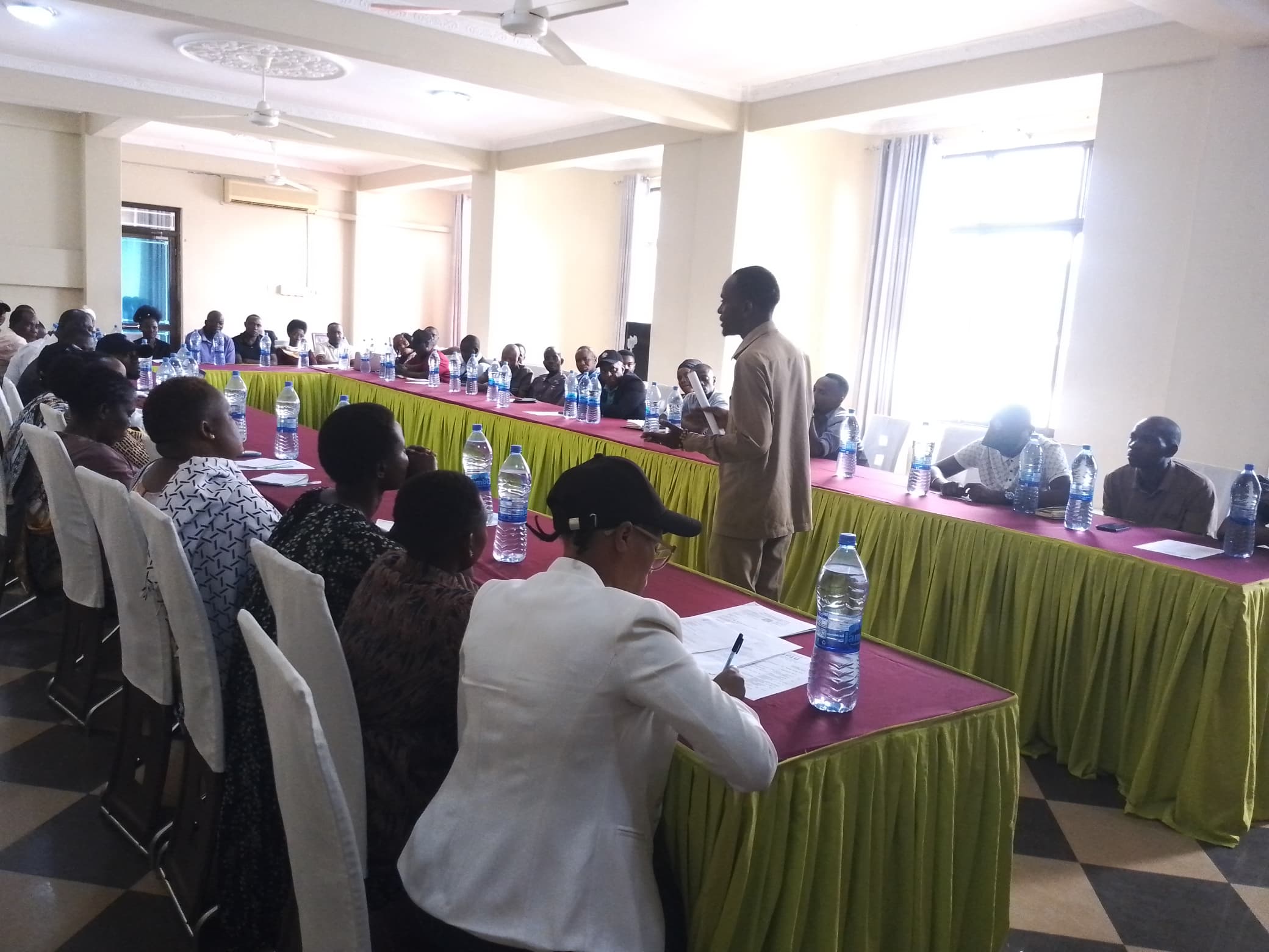 TPTU members’ meeting held in Mwanza on 6 June 2026, updating members on union activities and providing education on labour laws and investment.
