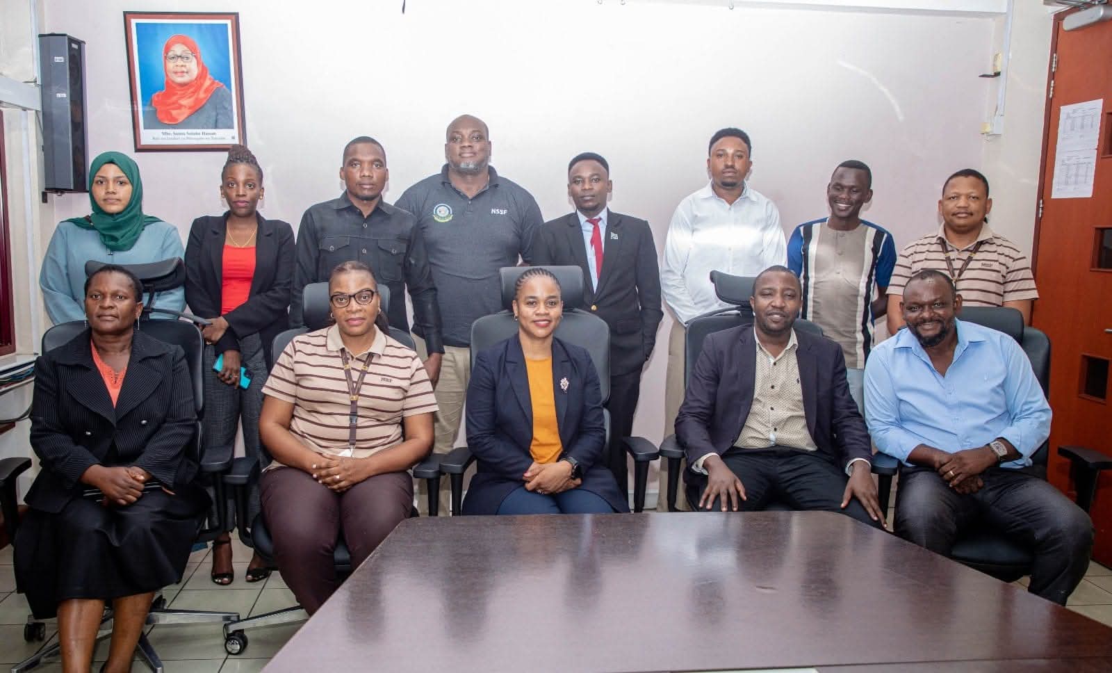 TPTU leadership meeting with the Minister of Education Prof. Adolf Mkenda and senior education officials in Dodoma.